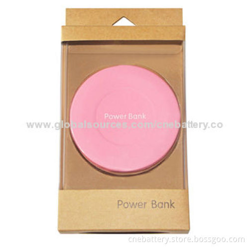 4,400mAh Power Bank for iPhone and Mobile Phones with Dressing Case Size, RoHS, CE, UL Marks